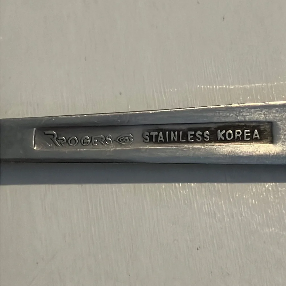 Vintage Roger’s Stainless Steel‎ Dining Flatware Set of 10